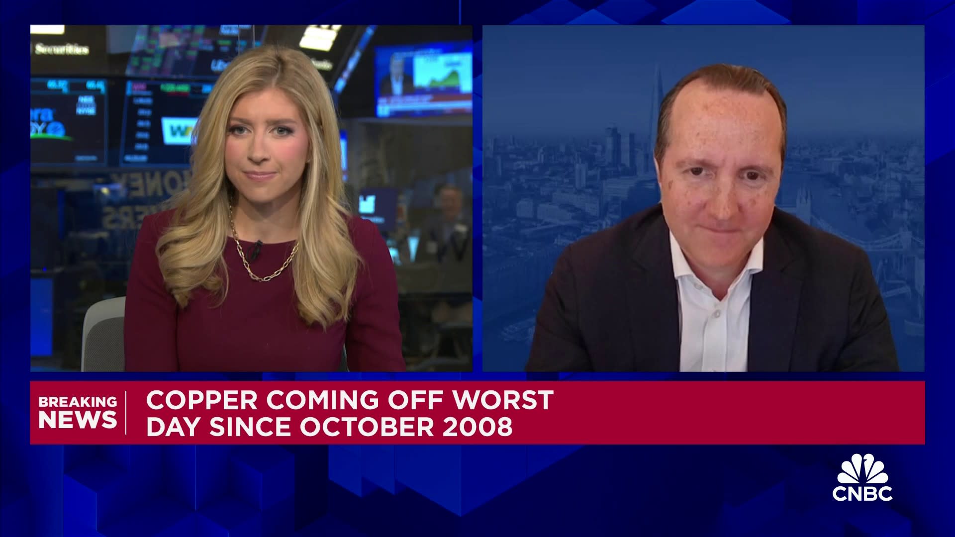 Crude and copper have a lot of room to move lower, says Citi's Max Layton