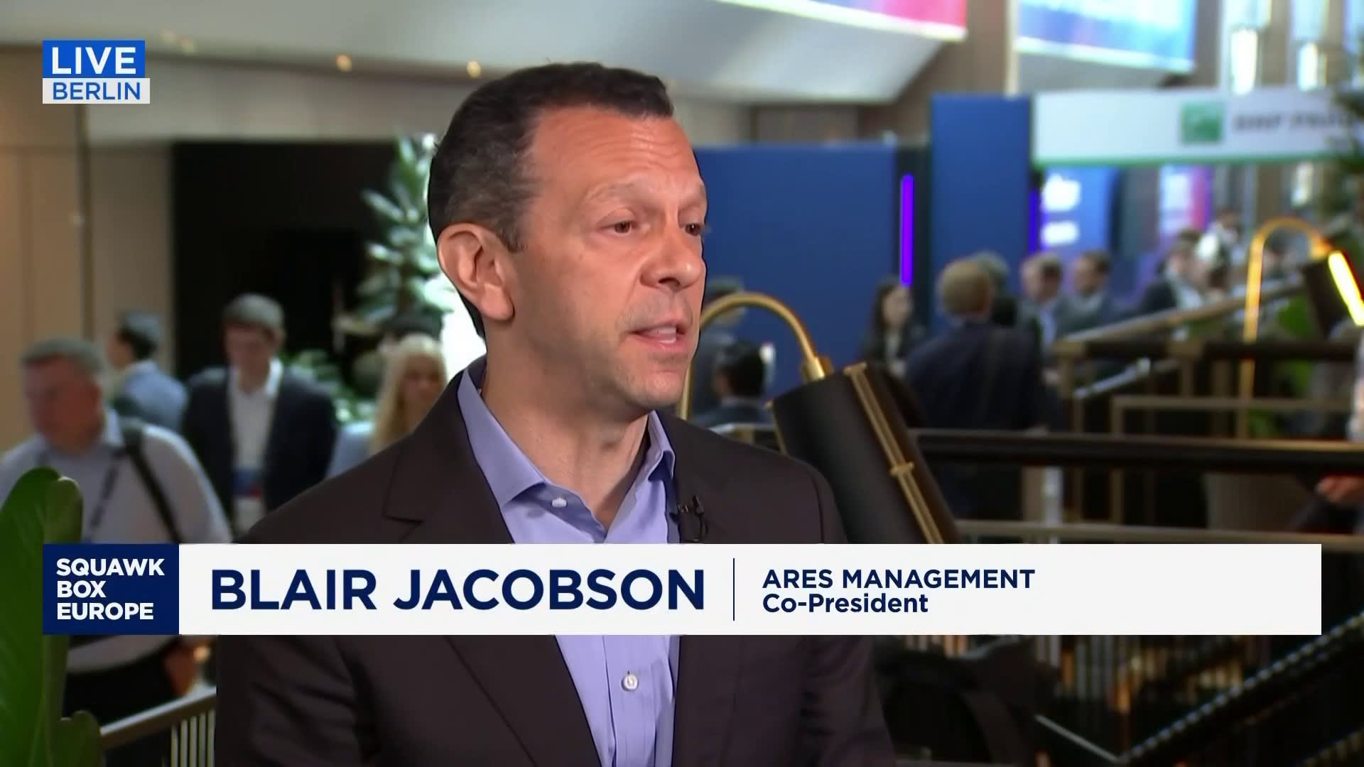 'We are seeing lots of opportunities in Europe,' says Ares co-president