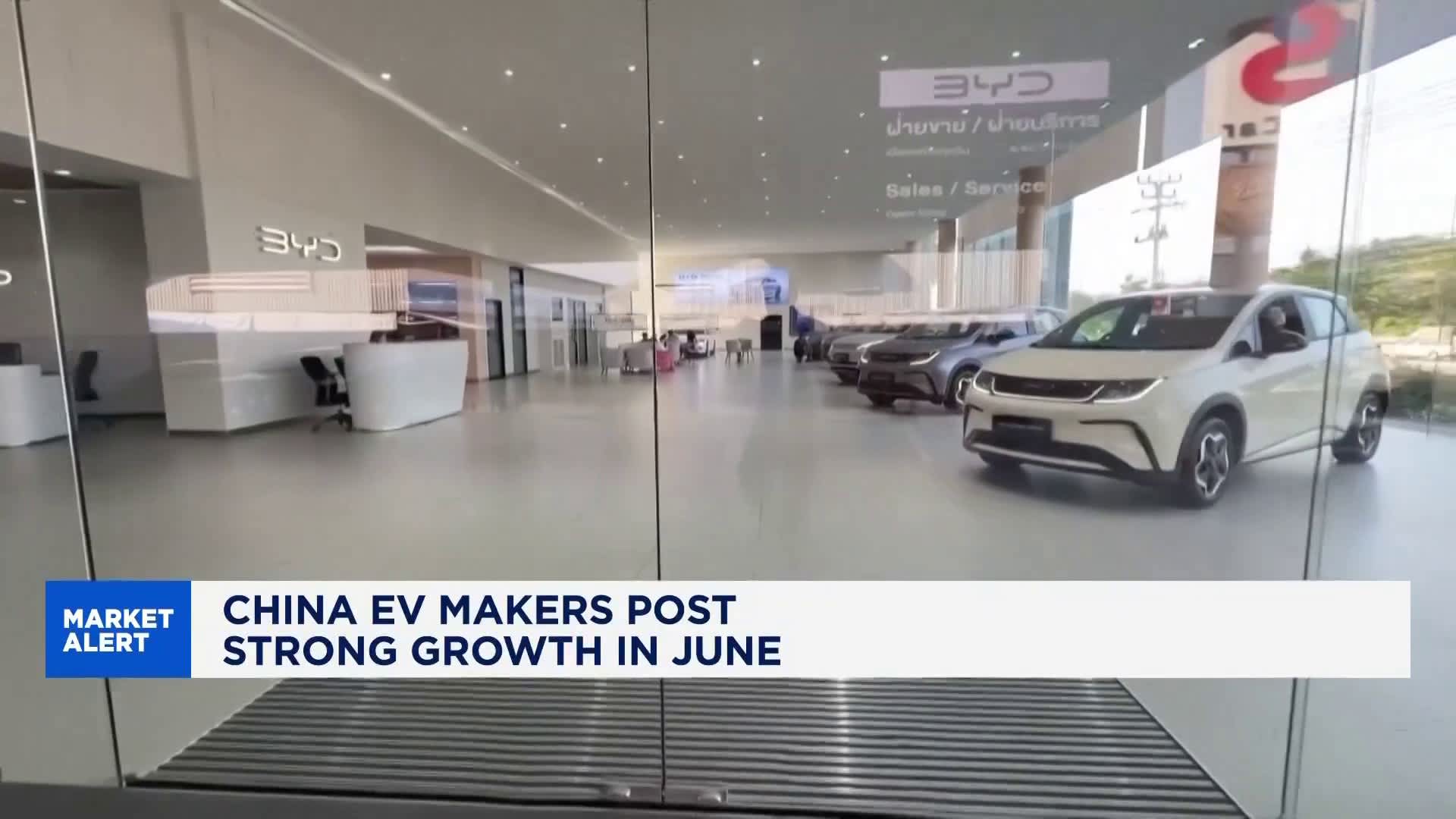 Competition heats up for Tesla in China's EV market