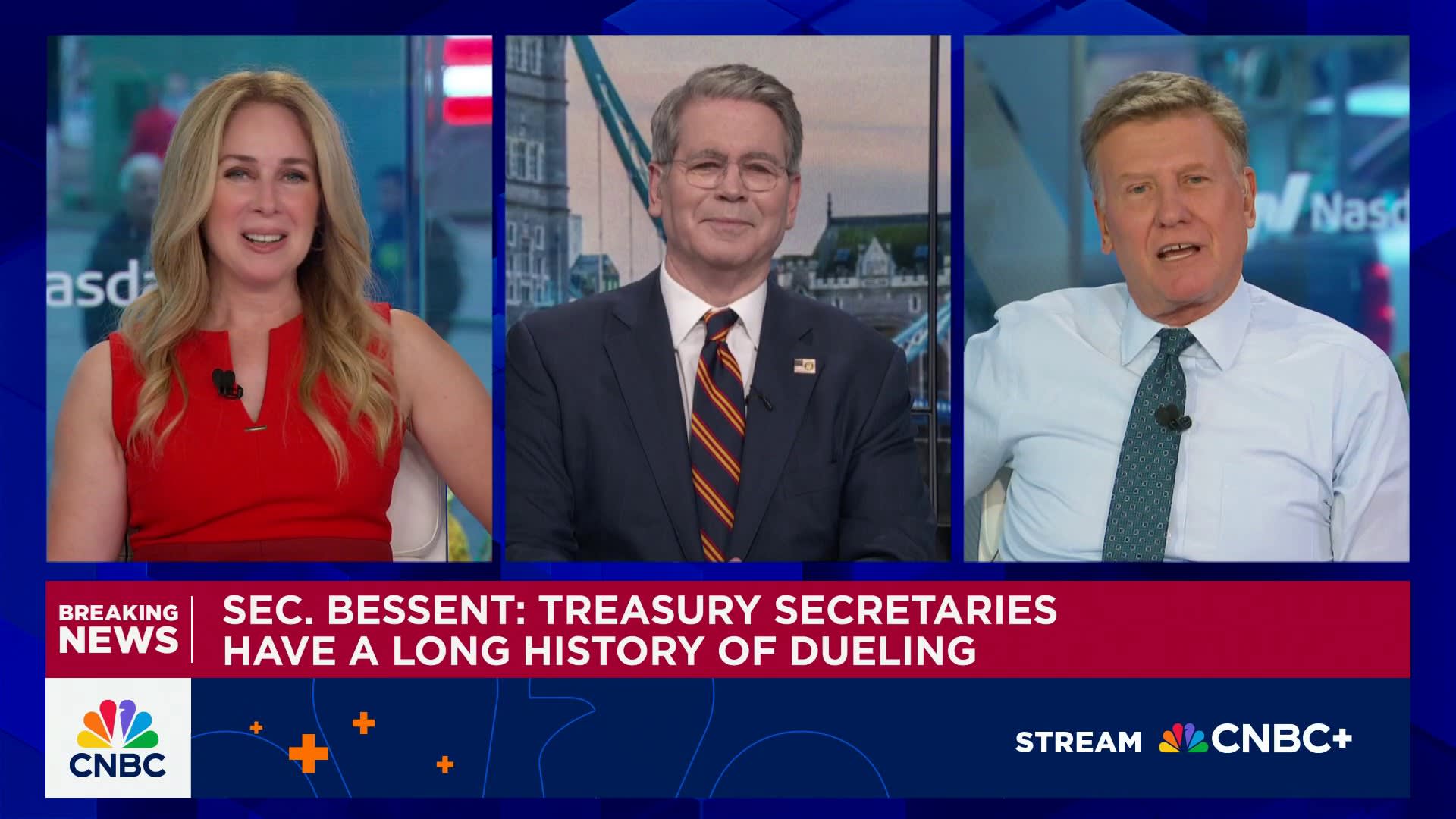 Treasury Sec. Bessent on reports of heated clashes: Treasury secretaries 'have a history of dueling'