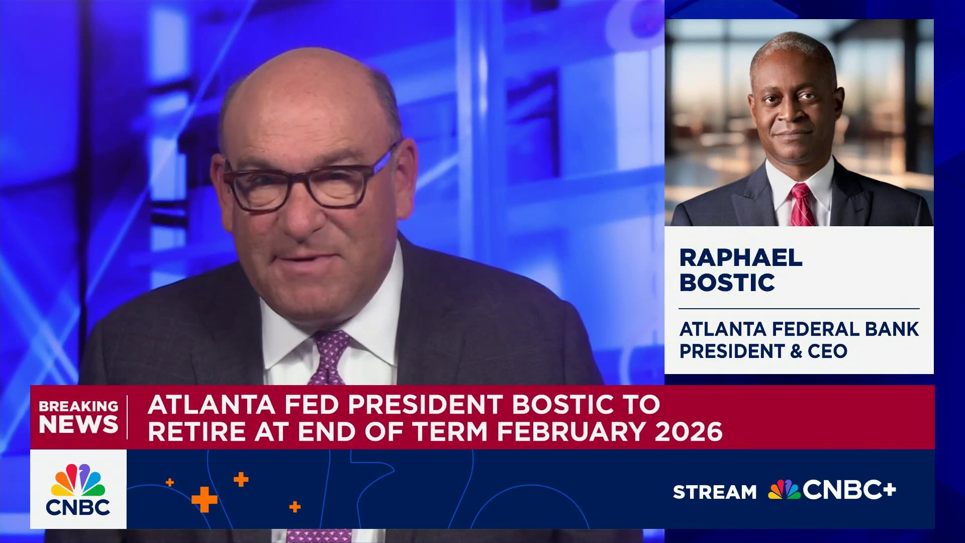 Atlanta Fed President Bostic announces retirement at end of term